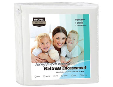 utopia bedding waterproof zippered mattress encasement